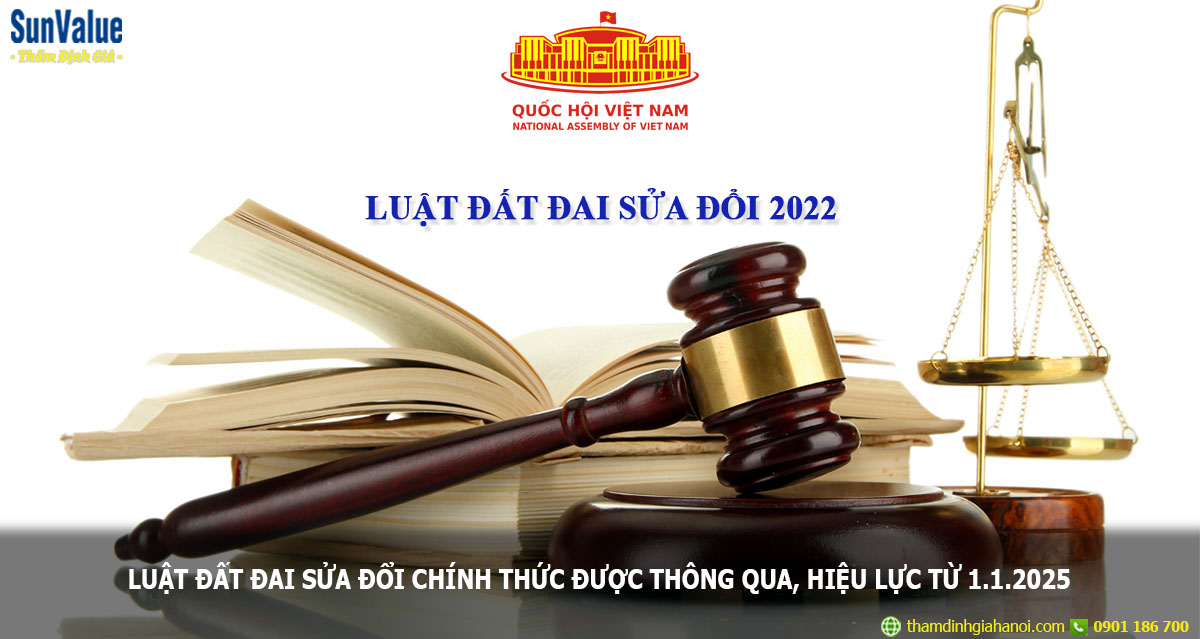 Luật đất đai sửa đổi chính thức được thông qua, có hiệu lực từ 1.1.2025
