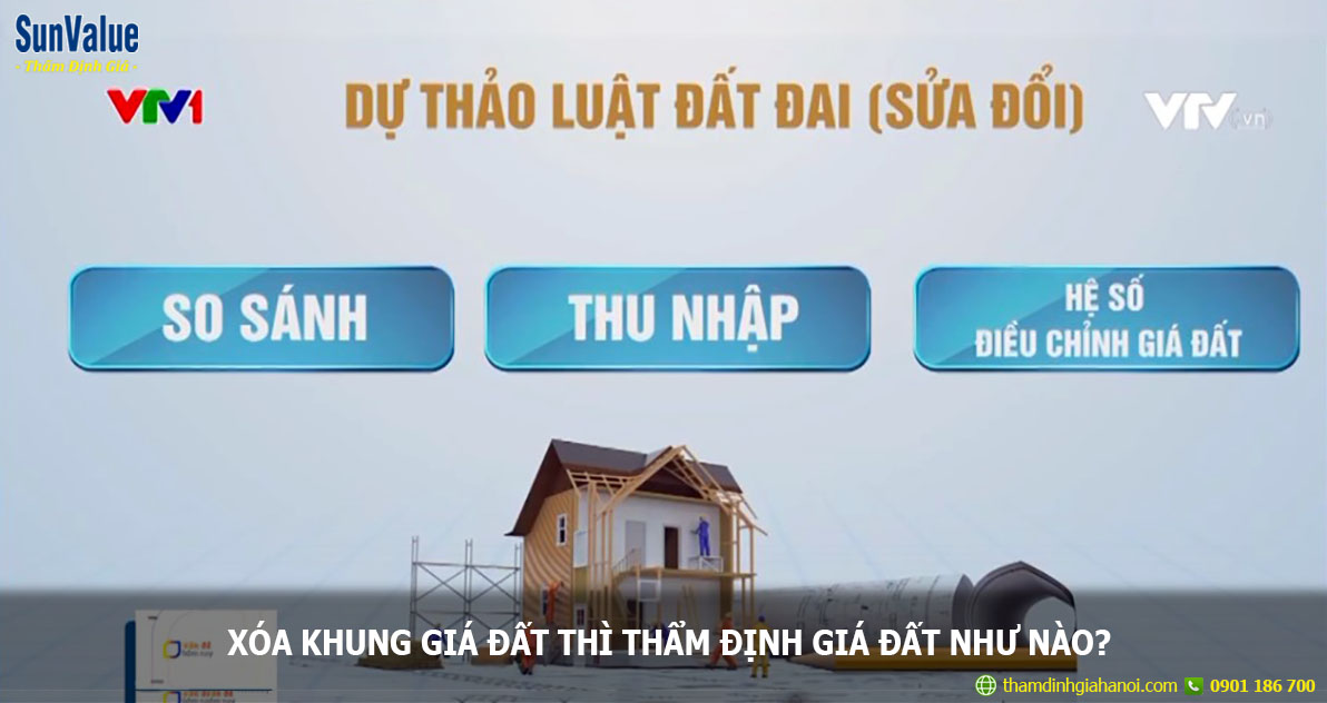 XÓA KHUNG GIÁ ĐẤT THÌ THẨM ĐỊNH GIÁ ĐẤT NHƯ NÀO?