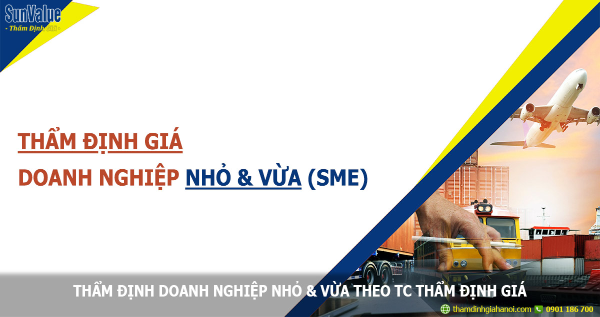 THẨM ĐỊNH DOANH NGHIỆP NHỎ VÀ VỪA THEO TIÊU CHUẨN THẨM ĐỊNH GIÁ