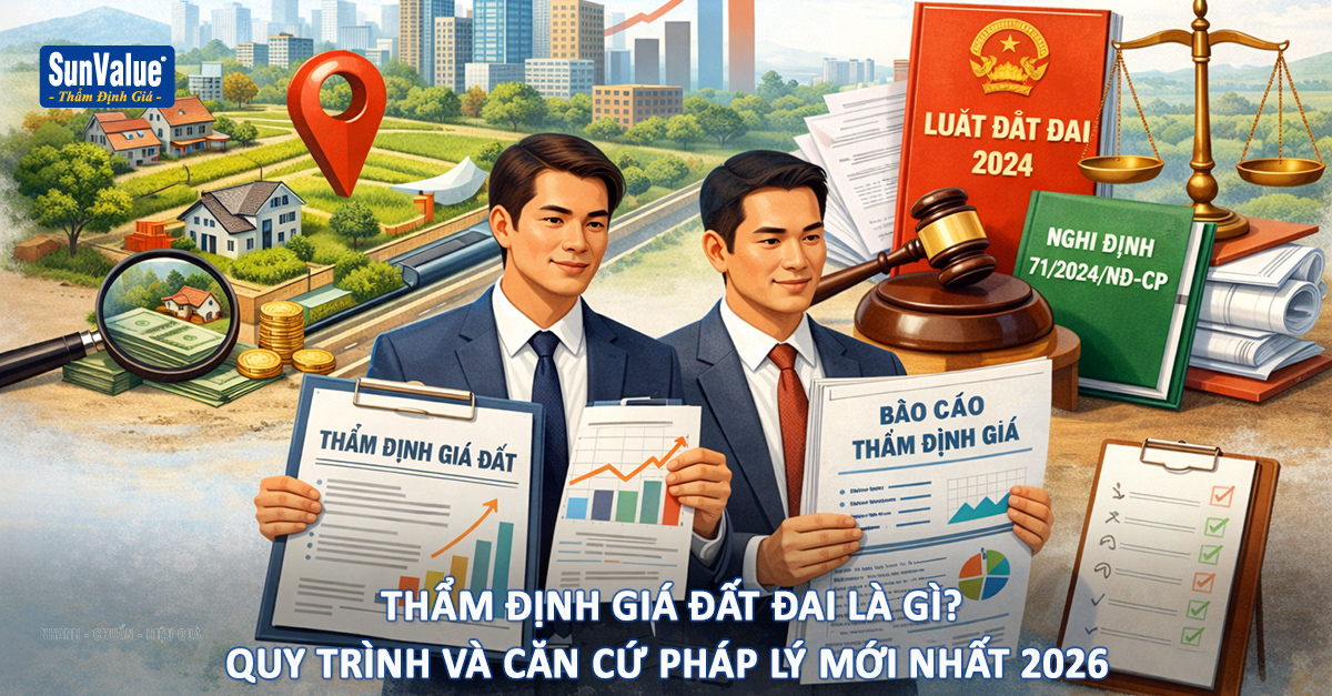  Thẩm định giá đất đai là gì? Quy trình và căn cứ pháp lý mới nhất 2026