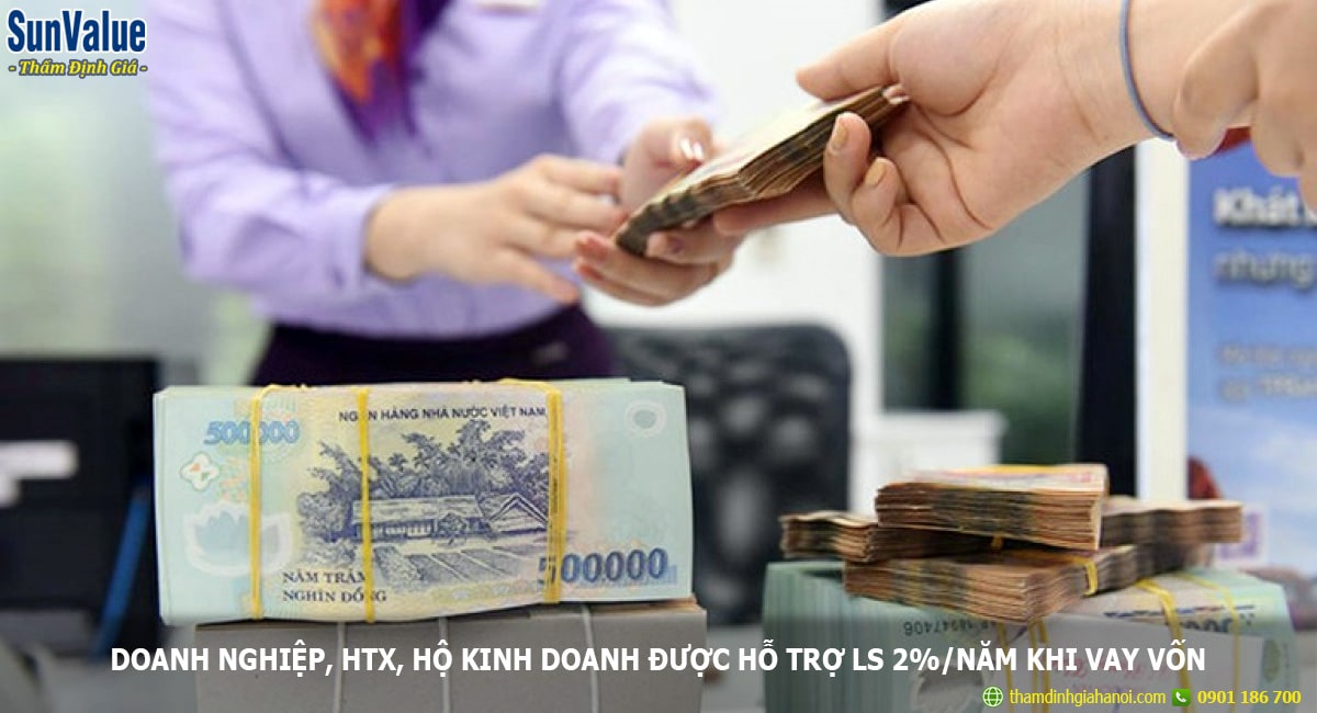 Doanh nghiệp, hộ kinh doanh được hỗ trợ lãi suất 2%/năm khi vay vốn