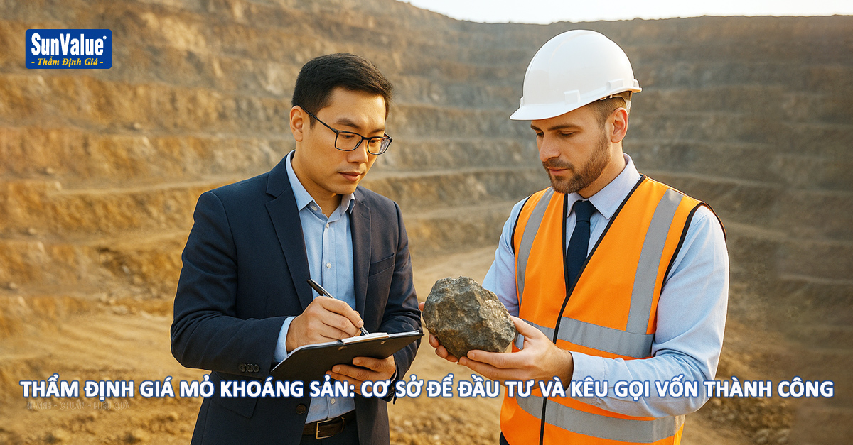 THẨM ĐỊNH GIÁ MỎ KHOÁNG SẢN: CƠ SỞ ĐỂ ĐẦU TƯ VÀ KÊU GỌI VỐN THÀNH CÔNG