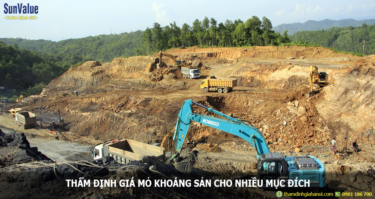 THẨM ĐỊNH GIÁ MỎ KHOÁNG SẢN CHO NHIỀU MỤC ĐÍCH