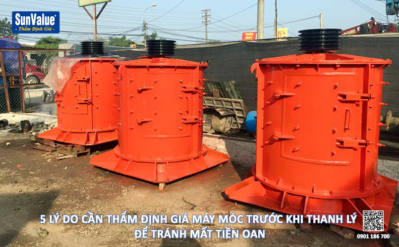 định giá máy móc, thiết bị máy móc, thẩm định giá dây chuyền, định giá thanh lý