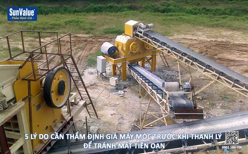 định giá máy móc, thiết bị máy móc, thẩm định giá dây chuyền, định giá thanh lý