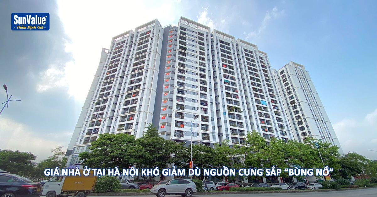 Giá nhà ở tại Hà Nội khó giảm dù nguồn cung sắp “bùng nổ”