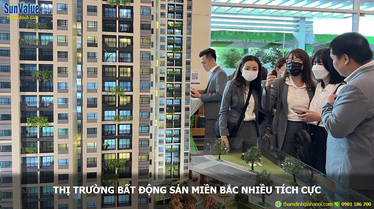 Thị trường bất động sản miền Bắc nhiều tích cực