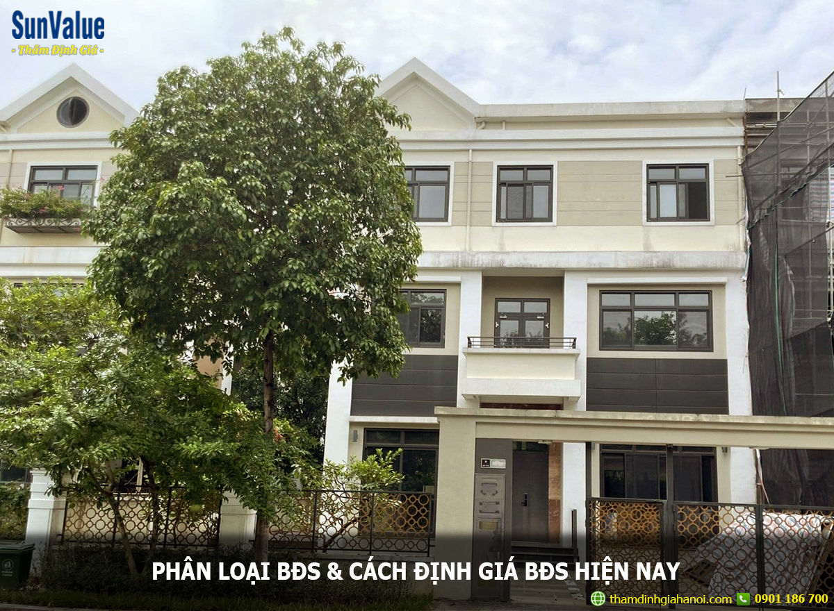 loại hình bất động sản, phan loai bds, dinh gia bds