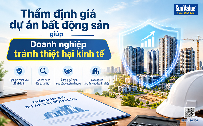thẩm định giá dự án bds, công ty thẩm định giá, định giá dự án đất, dự án bds