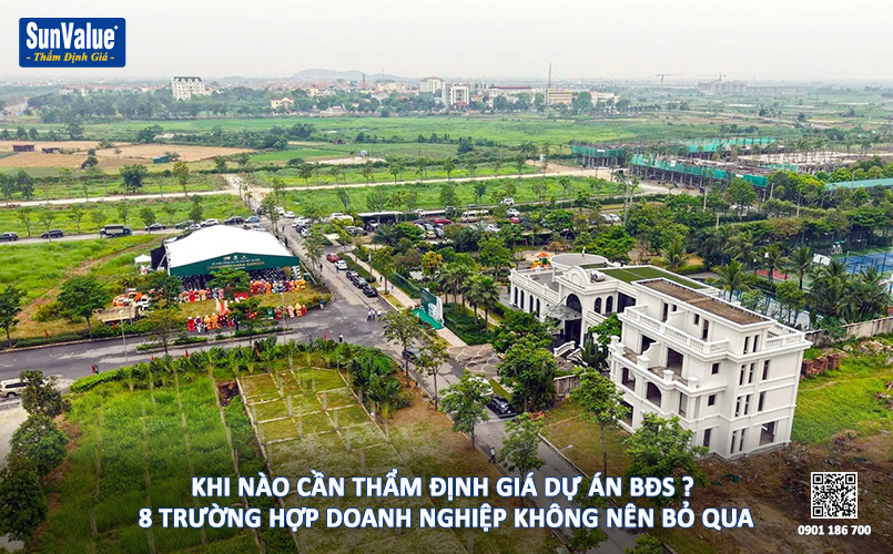 thẩm định giá dự án bds, công ty thẩm định giá, định giá dự án đất, dự án bds