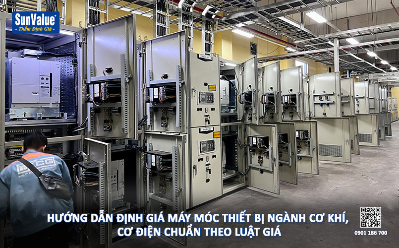 thẩm định giá máy móc cơ điện, định giá máy móc, huong dan dinh gia, may moc thiet bi