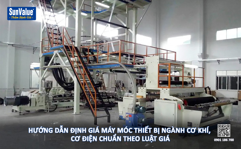 thẩm định giá máy móc cơ điện, định giá máy móc, huong dan dinh gia, may moc thiet bi
