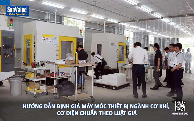 thẩm định giá máy móc cơ điện, định giá máy móc, huong dan dinh gia, may moc thiet bi