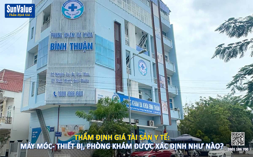 thẩm định giá tài sản y tế, định giá máy móc thiết bị, định giá phòng khám