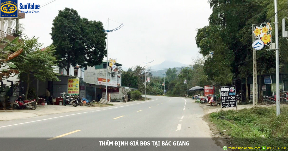 định giá bđs tại bắc giang, định giá đất bắc giang