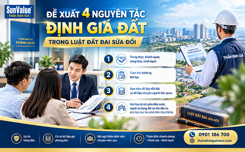 luật đất đai sửa đổi, thẩm định giá đất, công ty thẩm định giá