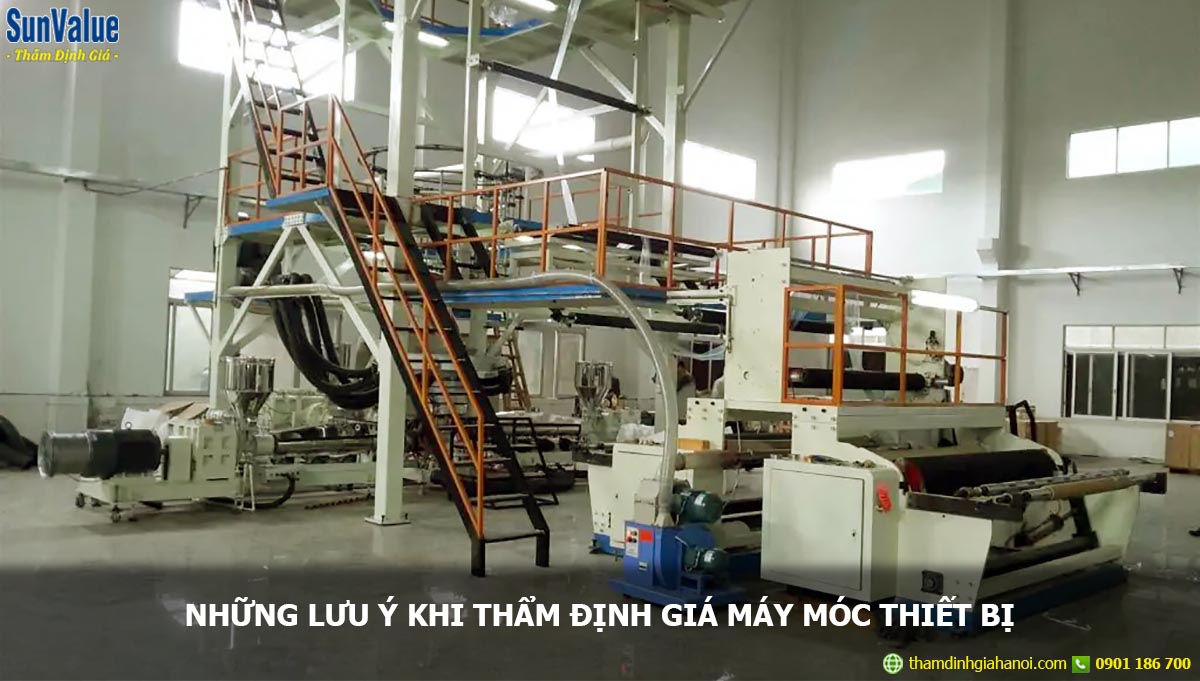 thẩm định giá máy móc thiết bị, định giá máy móc đã qua sử dụng, thẩm định mua sắm mới