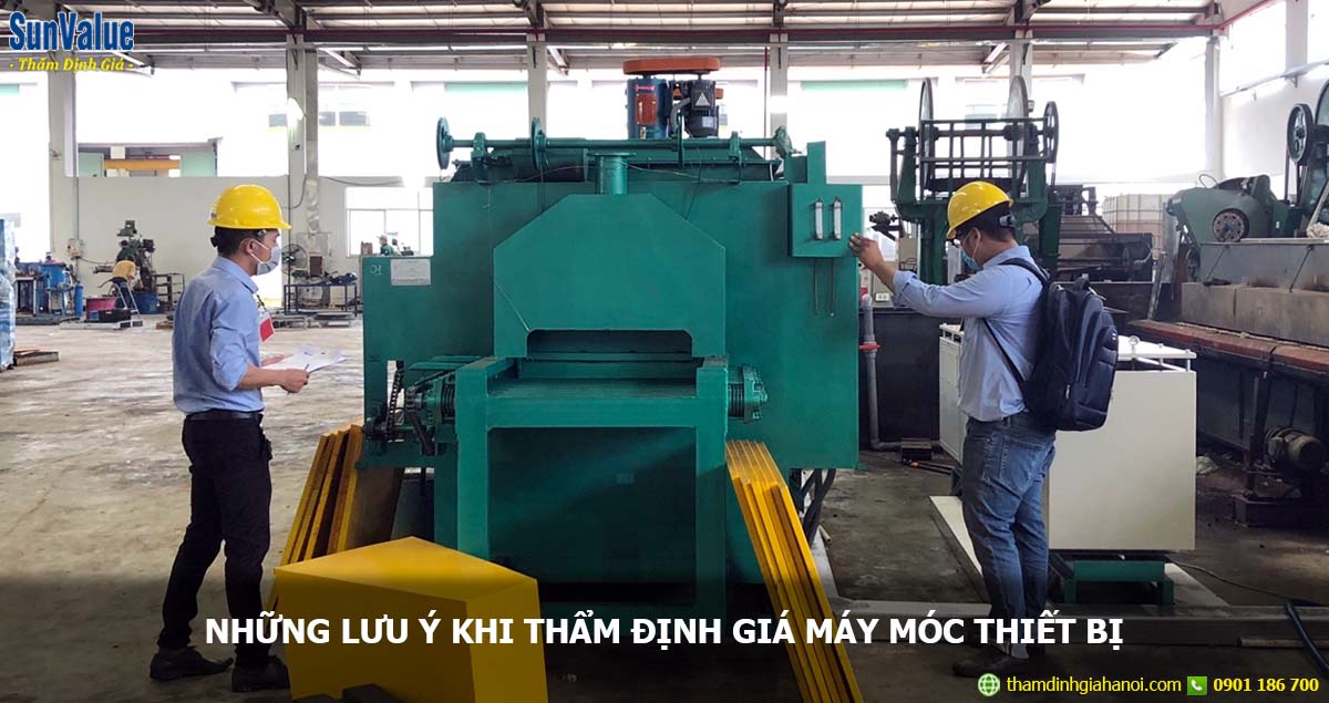 thẩm định giá máy móc thiết bị, định giá máy móc đã qua sử dụng, thẩm định mua sắm mới