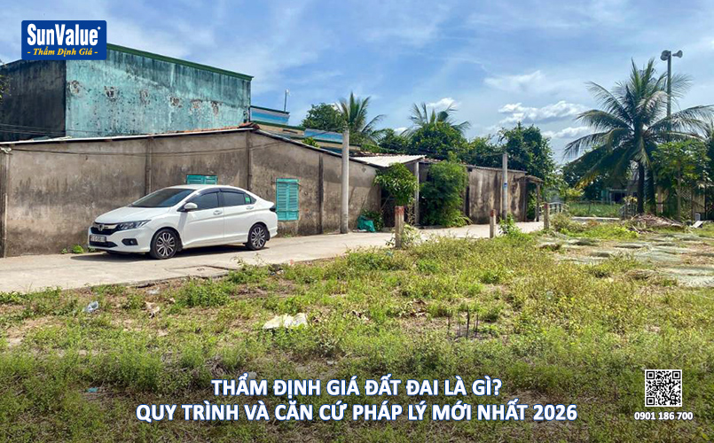 thẩm định giá đất, định giá bất động sản, luật đất đai, công ty thẩm định giá, xác định giá trị đất