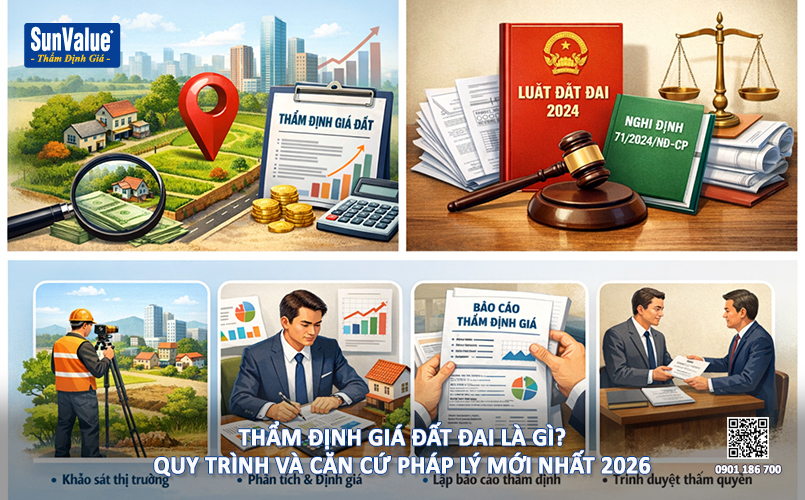 thẩm định giá đất, định giá bất động sản, luật đất đai, công ty thẩm định giá, xác định giá trị đất
