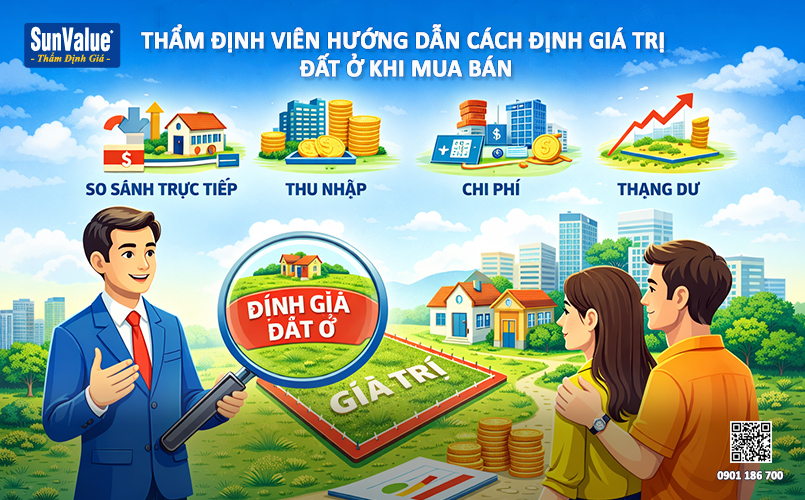 thẩm định giá đất ở, xác định giá đất đai, định giá bất động sản, định giá đất mua bán