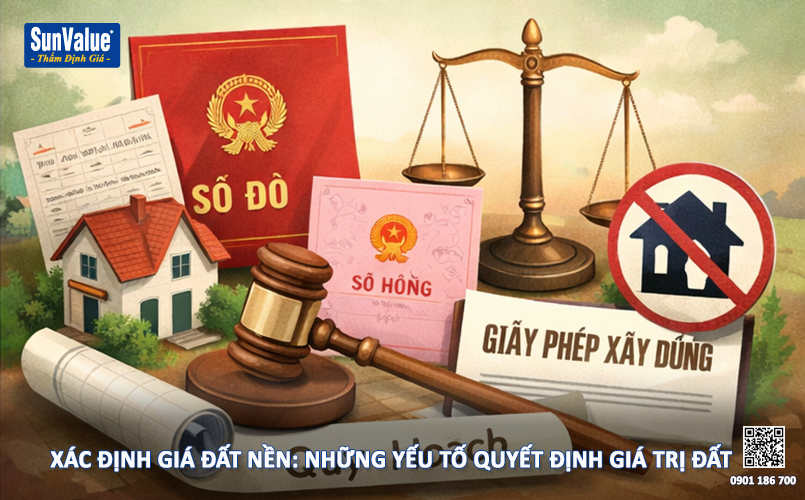 thẩm định giá đất, định giá bất động sản, tham dinh gia dat, xác định giá đất nền