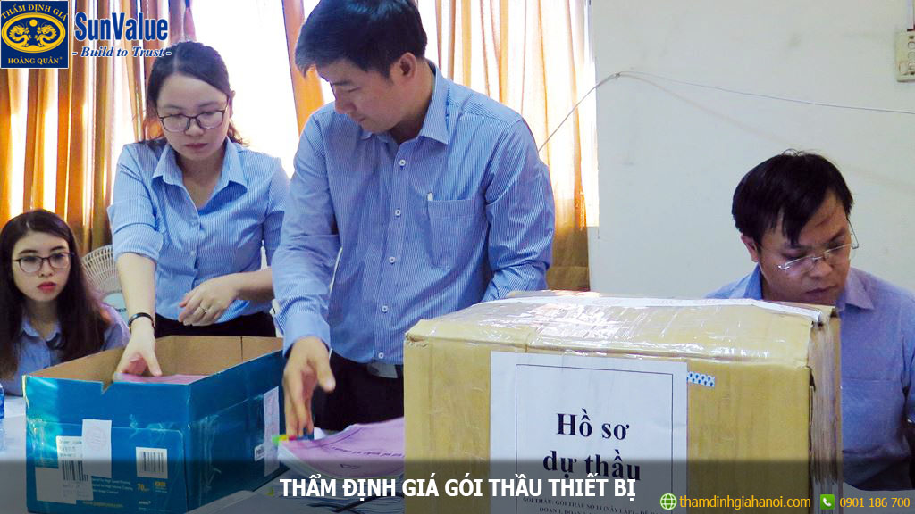 thẩm định giá gói thầu thiết bị, định gia dự toán đấu thầu, thẩm định gói thầu, thẩm định chi phí đấu thầu