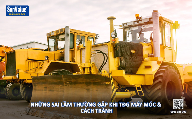 sai lầm định giá máy móc, giá trị máy móc, dịch vụ thẩm định giá