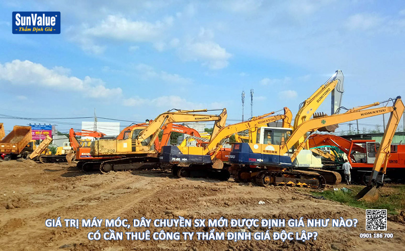 thẩm định giá máy móc thiết bị, định giá dây chuyền sản xuất, dây chuyển sản xuất,