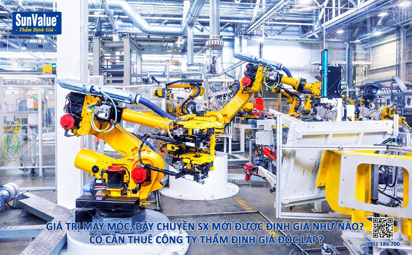 thẩm định giá máy móc thiết bị, định giá dây chuyền sản xuất, dây chuyển sản xuất,
