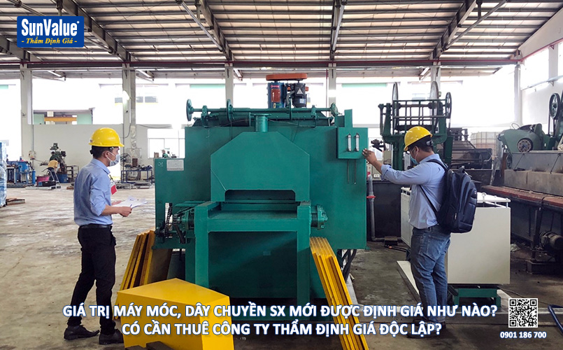 thẩm định giá máy móc thiết bị, định giá dây chuyền sản xuất, dây chuyển sản xuất,