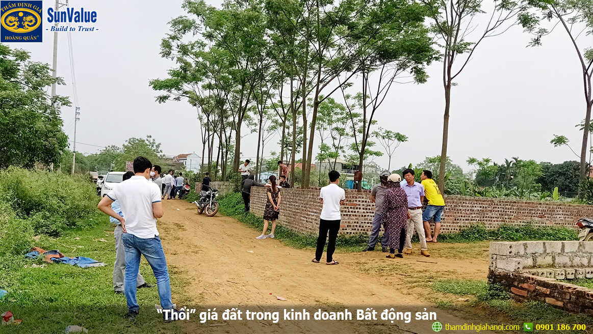 thổi giá đất, đầu cơ bất động sản, định giá bds