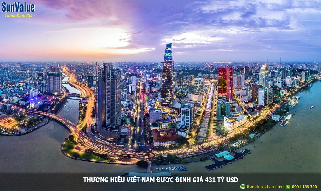 thương hiệu Việt Nam giá trị 431 tỷ đô, định giá thương hiệu Việt Nam 2022