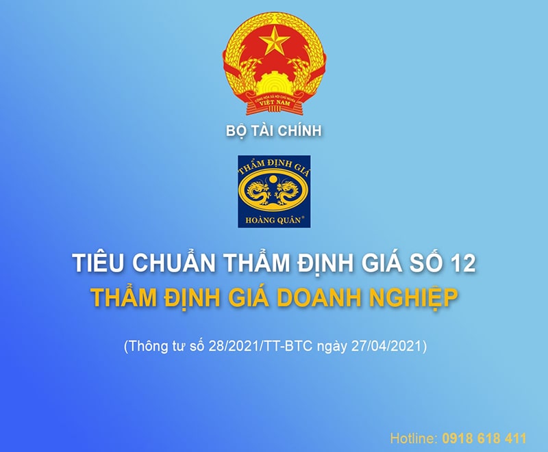 tieu chuan tham dinh gia viet nam so 12, định giá doanh nghiệp, xác định giá trị doanh nghiệp, thông tư 28