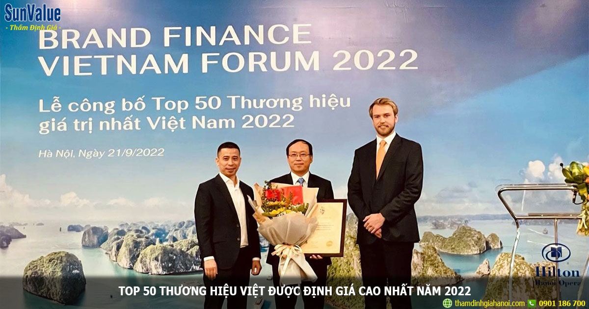 50 thương hiệu lớn nhất việt nam, định giá thương hiệu